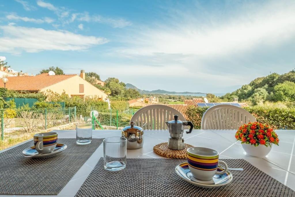 Sea View- 5 Minutes From The Beach Garden, Wi-Fi, Bbq Costa Rei Bagian luar foto