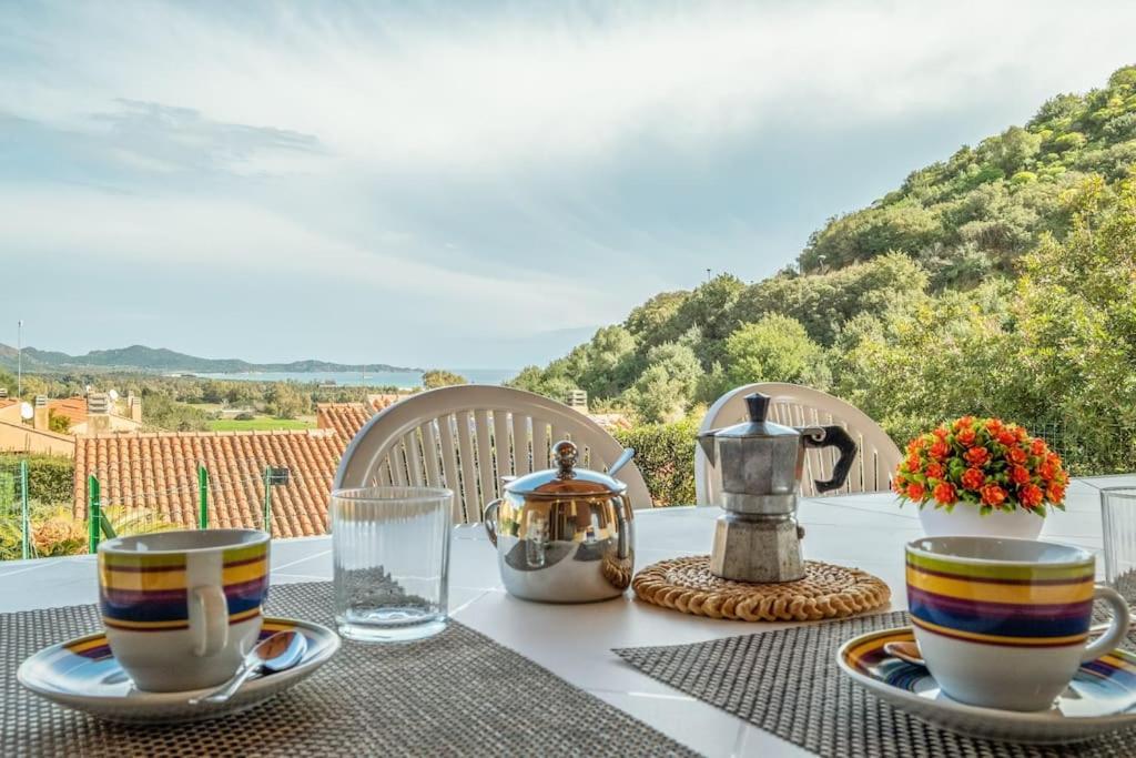 Sea View- 5 Minutes From The Beach Garden, Wi-Fi, Bbq Costa Rei Bagian luar foto