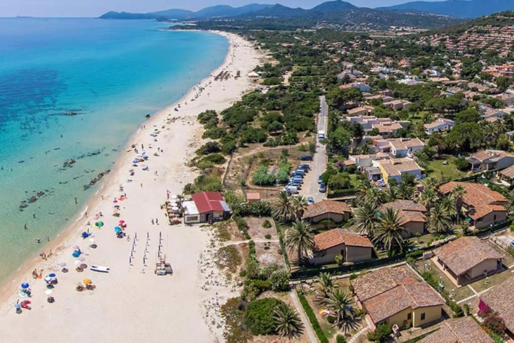 Sea View- 5 Minutes From The Beach Garden, Wi-Fi, Bbq Costa Rei Bagian luar foto