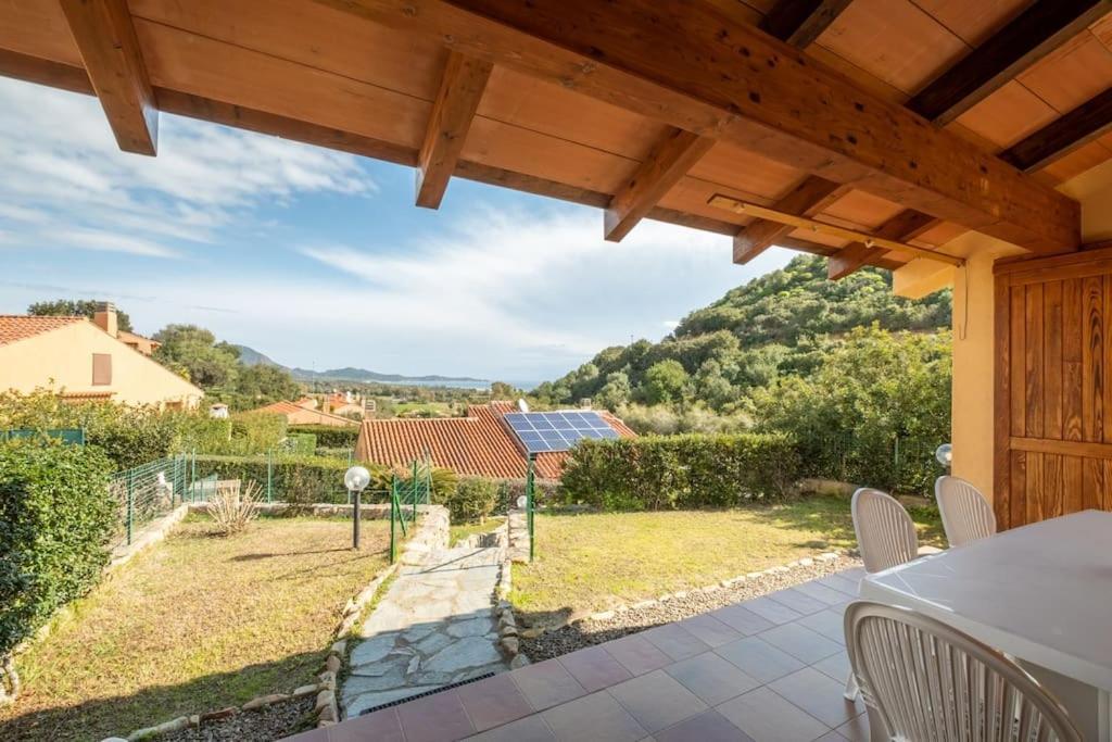 Sea View- 5 Minutes From The Beach Garden, Wi-Fi, Bbq Costa Rei Bagian luar foto